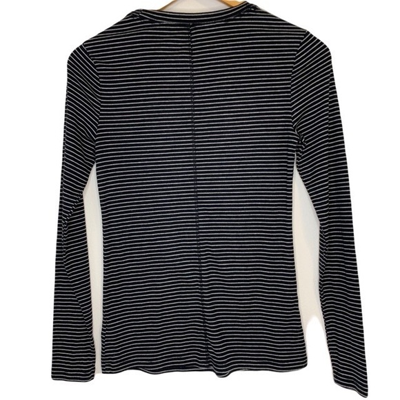 Universal Thread Black Striped Long Sleeve Top Size XS - Picture 2 of 9